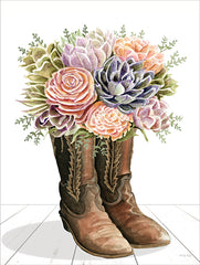CIN4503 - Succulent Boot-quet - 12x16