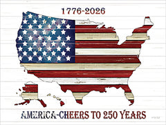 CIN4563 - America - Cheers to 250 Years - 16x12