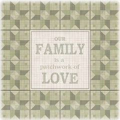 CIN4587 - Our Family - Patchwork of Love I - 12x12