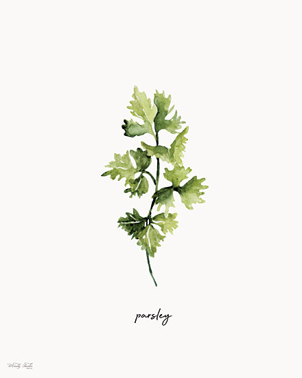 Cindy Jacobs CIN4708 - CIN4708 - Parsley Herb - 12x16 parsley, parsley sprig, fresh parsley leaves, culinary herb, green herb, watercolor botanical, hand painted herb study, kitchen ingredient, garnish herb, garden herb, white background, minimal kitchen art, edible greens, herb garden, natural plant, farmhouse kitchen print, simple greenery, cooking herb, botanical illustration, organic food decor, herb label, fresh picked parsley from Penny Lane