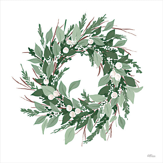 Cat Thurman Designs CTD334 - CTD334 - Soft Sage Wreath - 12x12 Wreath, Greenery, Berries, Sage Leaves from Penny Lane