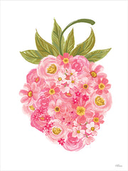 CTD435 - Floral Strawberry - 12x16