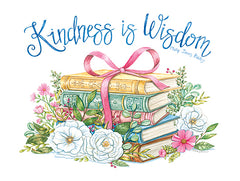 DS2449 - Books & Flowers I - 16x12