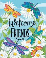 DS2458 - Welcome Friends Dragonflies - 12x16