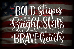 DUST1221 - Bold, Bright and Brave - 18x12