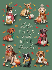 ET638 - Let's Paws and Give Thanks - 12x16