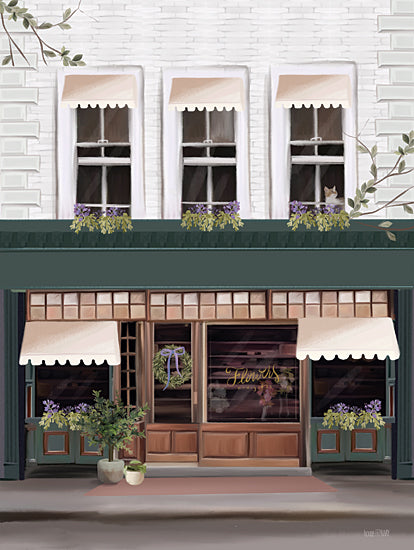 House Fenway FEN1166 - FEN1166 - Flower Shop Storefront - 12x16 Flower Shop, Storefront, Awnings, Windows, Window Boxes, Wreath, Greenery, Potted Flowers from Penny Lane