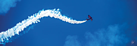 Justin Spivey JDS234 - JDS234 - Smoke Tails - 36x12 Photography, Airplane, Smoke, Sky, Landscape, Masculine from Penny Lane