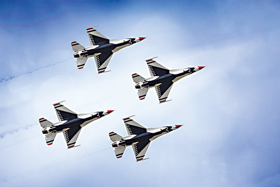 JG Studios JGS565 - JGS565 - Formation Flying I - 18x12 Airplanes, Flying in Formation, Masculine, Military, Blue Sky, Clouds from Penny Lane