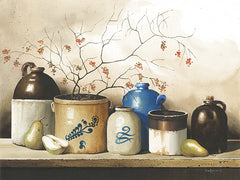 JR452 - Pears and Crockery - 16x12
