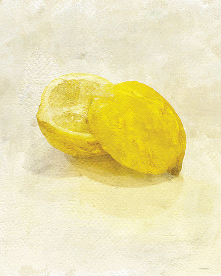 Kamdon Kreations KAM1031 - KAM1031 - Lemons for the Stand - 12x16 lemon, citrus fruit, sliced lemon, whole lemon, yellow, still life, minimal, kitchen decor, food and drink, fruit, painterly, textured background, neutral, bright, fresh from Penny Lane