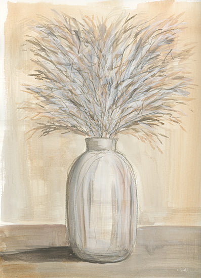 Kate Sherrill KS259 - KS259 - Pampas Grass 2   - 12x16 dried grasses, neutral botanical, rustic pottery vase, earthy tones, greenery arrangement, farmhouse chic from Penny Lane