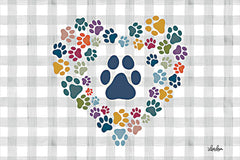 LAR753 - Paw of Hearts - 18x12