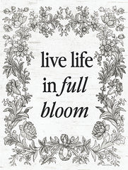 LET1079 - Live Life in Full Bloom - 12x16