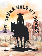LET1279 - Not Gonna Hold My Horses I - 12x16