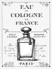 LET1463 - Eau de Cologne de France - 12x16