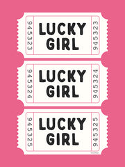 LET1517 - Lucky Girl - 12x16