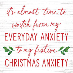 LET585 - Christmas Anxiety   - 12x12