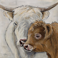 LK170 - Highland Cow and Calf - 12x12