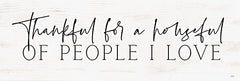 LUX1104 - Thankful for a Houseful of People I Love  - 36x12