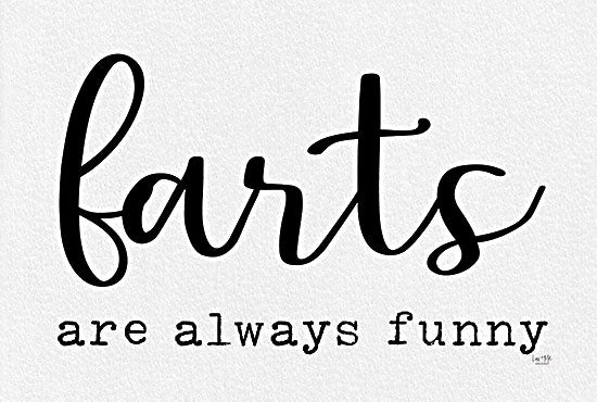 Lux + Me Designs LUX291 - LUX291 - Farts Are Always Funny  - 18x12 Farts are always funny, wall art, home decor, typography, gift, decorative artwork from Penny Lane