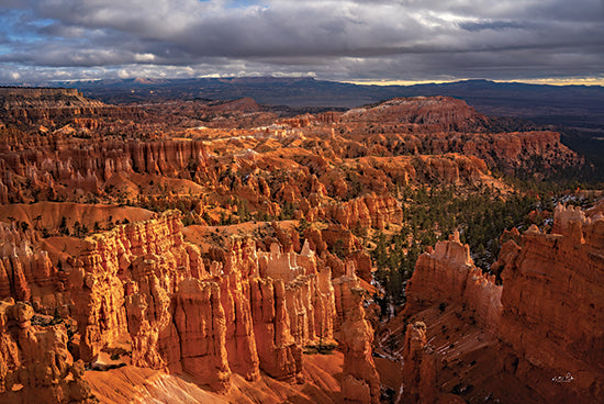 Martin Podt MPP1014 - MPP1014 - Partly Sunny - 18x12 Photography, Landscape, Bryce Canyon National Park, Canyons, Utah, Sky, Clouds, Partly Sunny from Penny Lane