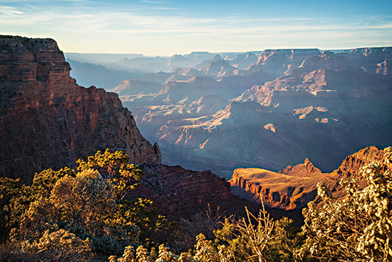 Martin Podt MPP1279 - MPP1279 - Tapestry of Time - 18x12 grand canyon morning light, canyon ridges and valleys, atmospheric haze, rugged rock cliffs from Penny Lane
