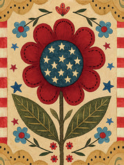 ND1045 - Patriotic Flower - 12x16