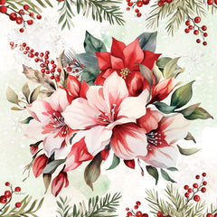 ND723 - Christmas in Bloom I - 12x12