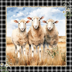 ND890 - The Watchful Sheep - 12x12