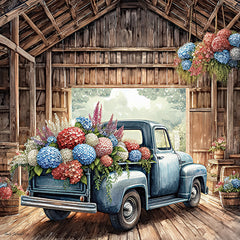 ND934 - Blooms in the Barn - 12x12