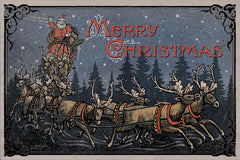 RAD1462 - Christmas Sleigh - 18x12