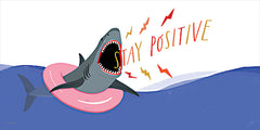 RN614 - Stay Positive Shark - 18x9