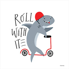 RN615 - Roll With It Shark - 12x12