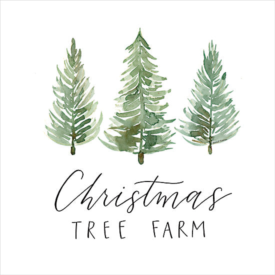 Rachel Nieman RN648 - RN648 - Christmas Tree Farm - 12x12 Christmas, Holidays, Trees, Pine Trees, Farm, Tree Farm, Christmas Tree Farm, Typography, Signs, Textual Art, Winter from Penny Lane