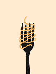 RN715 - Spaghetti Fork - 12x16