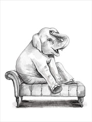 RN718 - Chaise Lounge Elephant - 12x16