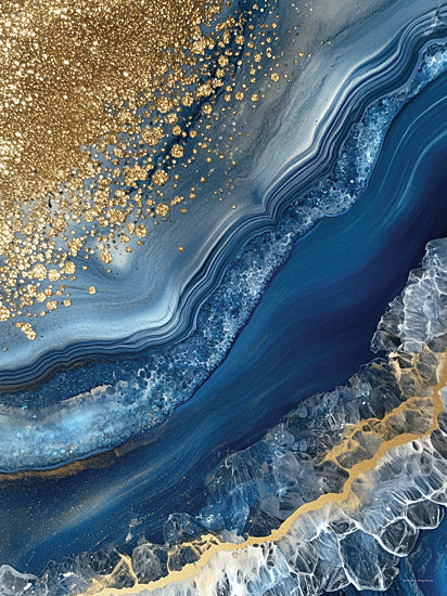 Svetlana Aleinikova SA154 - SA154 - Azure Veins - 12x16 woman sitting in flower field, romantic dress portrait, impressionist floral garden scene from Penny Lane