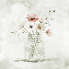 SA224 - Floral Jar - 12x12