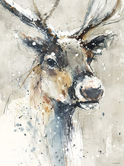 SA348 - Abstract Winter Deer - 12x16