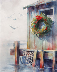 SA413 - Christmas by the Shore - 12x16