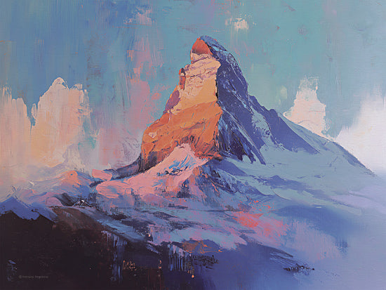 Svetlana Aleinikova SA433 - SA433 - Silent Heights - 16x12 mountain peak, snowy alpine landscape, pastel sky from Penny Lane
