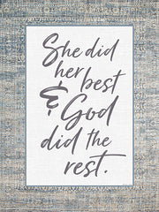 SB1504 - She Did Her Best - 12x16