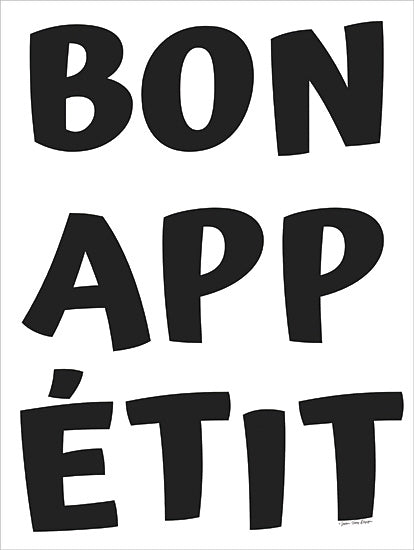 Seven Trees Design ST1126 - ST1126 - Bon Appetit - 12x16 bon appetit kitchen quote, bold typography kitchen art from Penny Lane