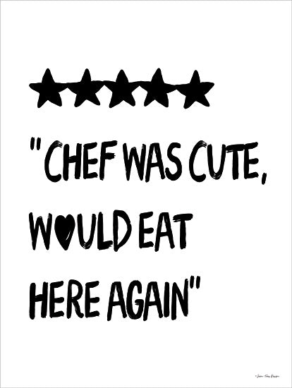 Seven Trees Design ST1127 - ST1127 - Would Eat Here Again - 12x16 chef was cute quote sign, restaurant humor wall art from Penny Lane