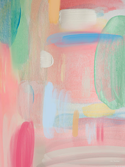 Seven Trees Design ST1163 - ST1163 - Abstract Symphony  - 12x16 Pastel painting, brush strokes, modern abstract, soft tones, color swatches, artistic background from Penny Lane