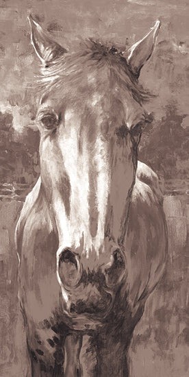 White Ladder WL267 - WL267 - Chestnut - 9x18 Horse, Portrait, Sketch, Drawing Print, Pasture from Penny Lane