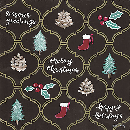 April Chavez AC186 - AC186 - Christmas Greetings - 12x12 Christmas Greetings, Holidays, Tiles, Christmas Icons, Signs from Penny Lane