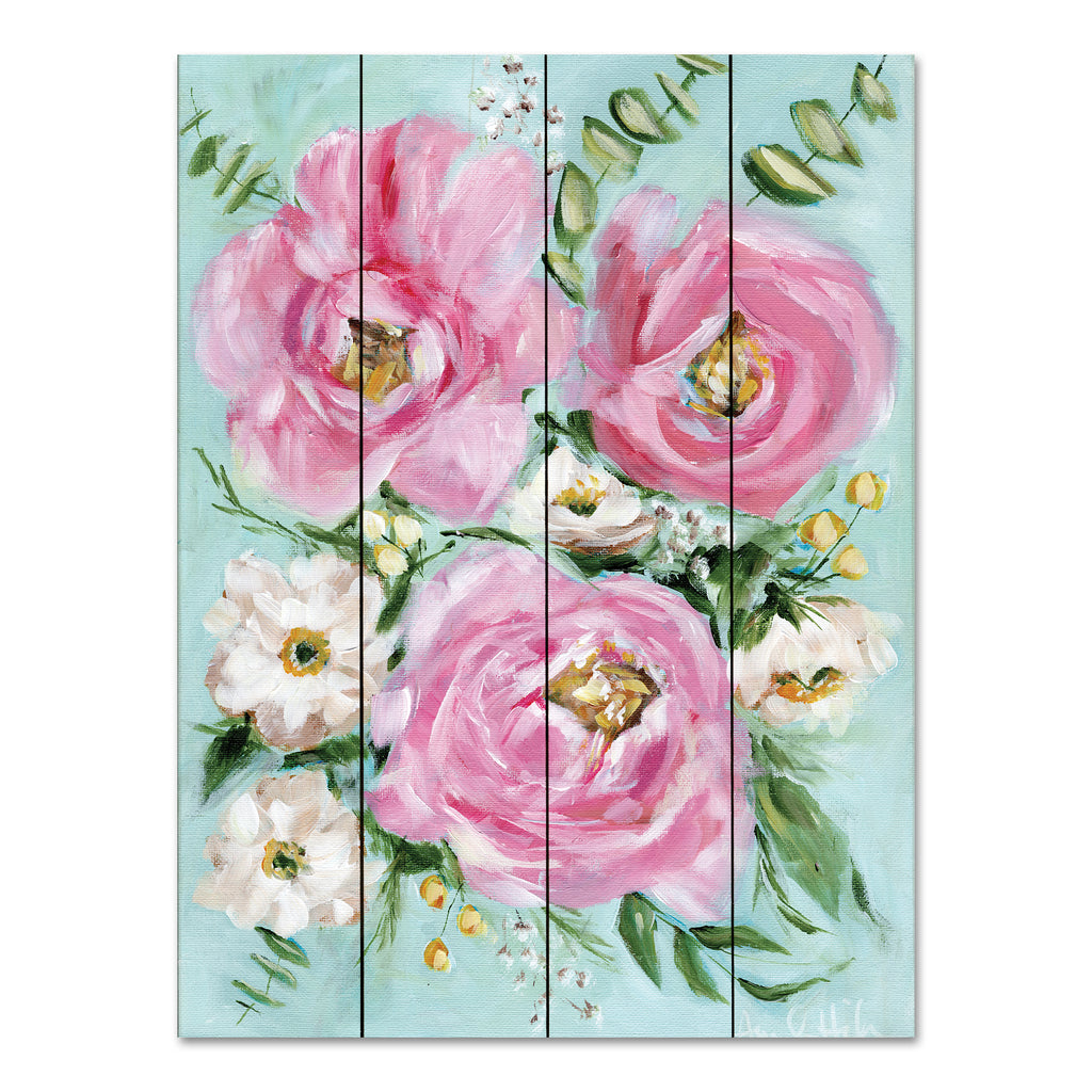Amanda Hilburn AH111PAL - AH111PAL - Pink Pretties - 12x16 Flowers, Pink Flowers, Spring Flowers, Spring, Bouquet from Penny Lane