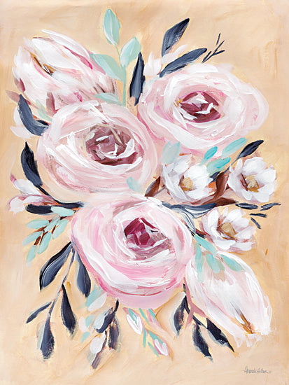 Amanda Hilburn AH151 - AH151 - Flowers for Katelynne - 12x16 Flowers, Pink Flowers, Greenery, Spring, Spring Flowers from Penny Lane